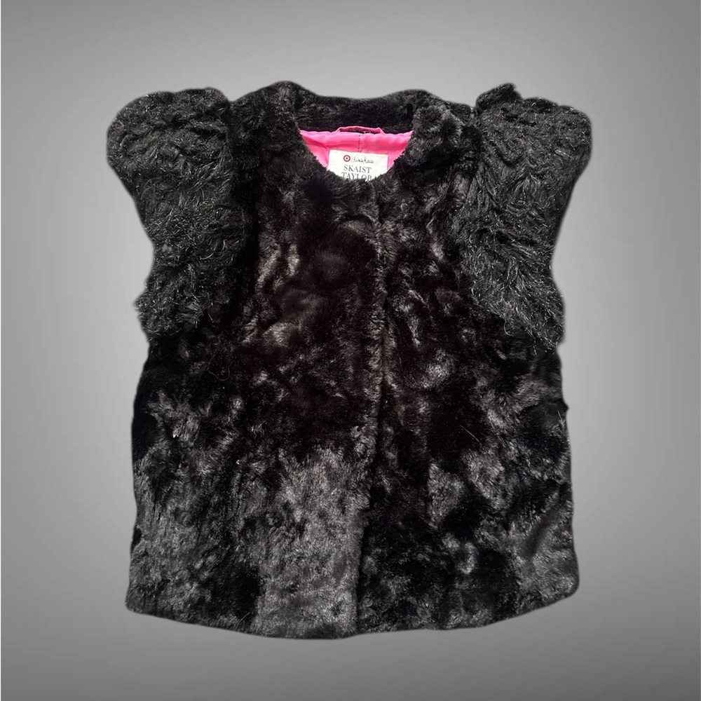 Skaist Taylor Black Faux Fur Vest